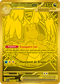 Méga Dracolosse ex 295/217 - Héros Transcendants - Pokémon fr 2026