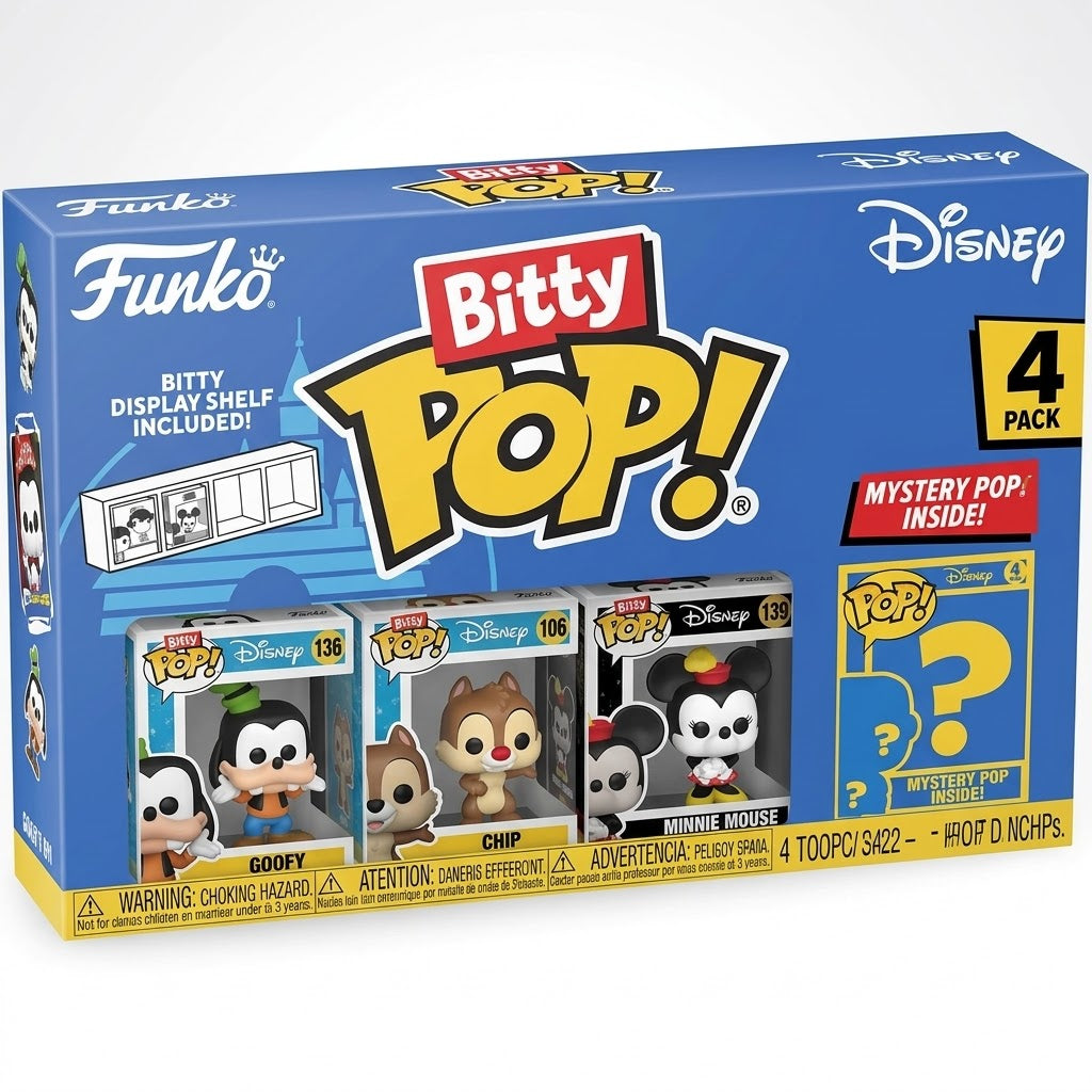 Funko Bitty POP! Disney / Mickey & Friends - Pack de 4 Figurines