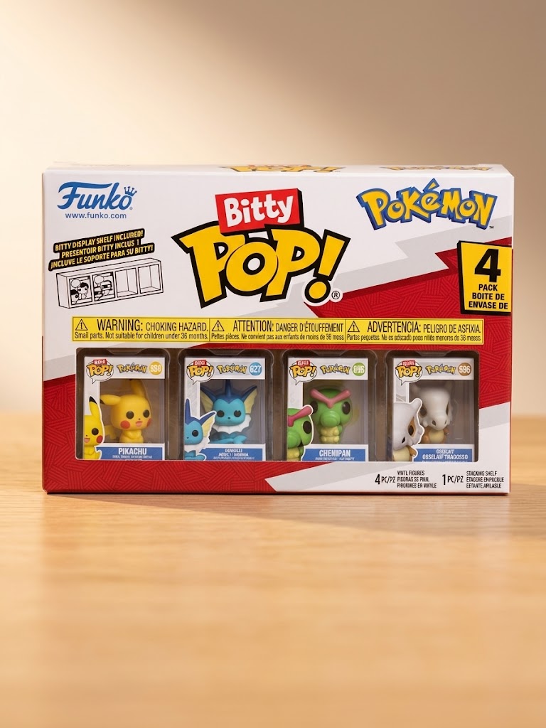 Funko Bitty POP! Pokémon - Pack de 4 Figurines