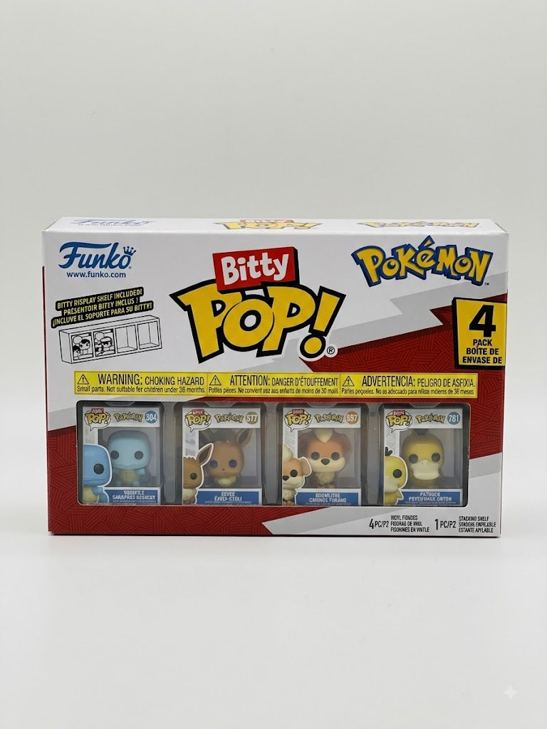 Funko Bitty POP! Pokémon - Pack de 4 Figurines